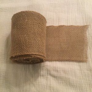 Country/Primitive Burlap Ribbon, 26 ft. x 5.5 in